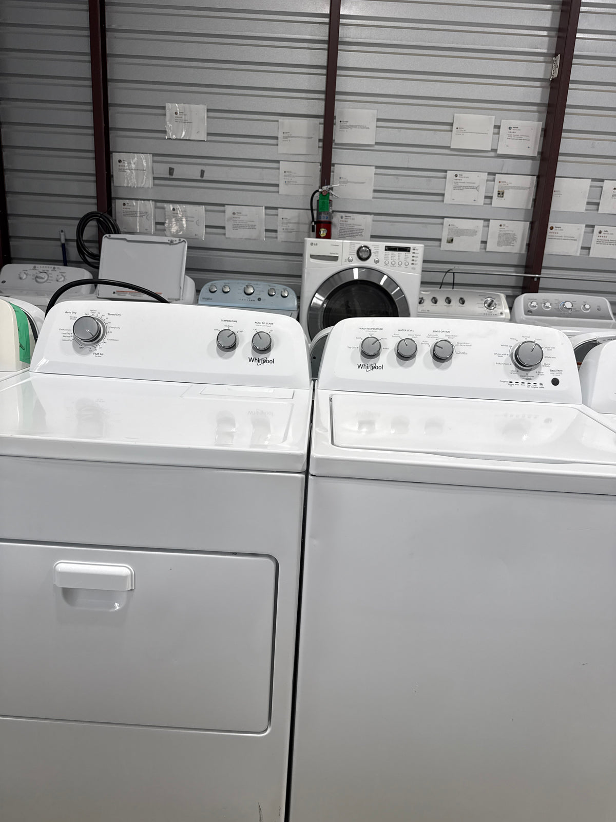 Whirlpool Top Load Washer & Electric Dryer Set - Refurbished | Austin TX