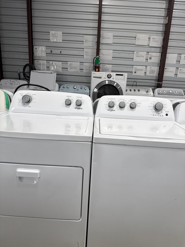 Whirlpool Top Load Washer & Electric Dryer Set - Refurbished | Austin TX