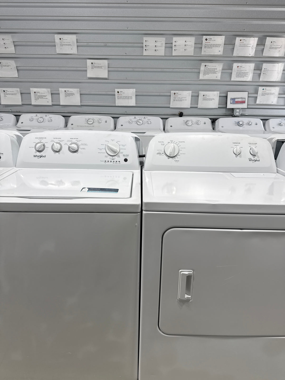 Whirlpool Top Load Washer & Electric Dryer Set - Refurbished | Austin TX
