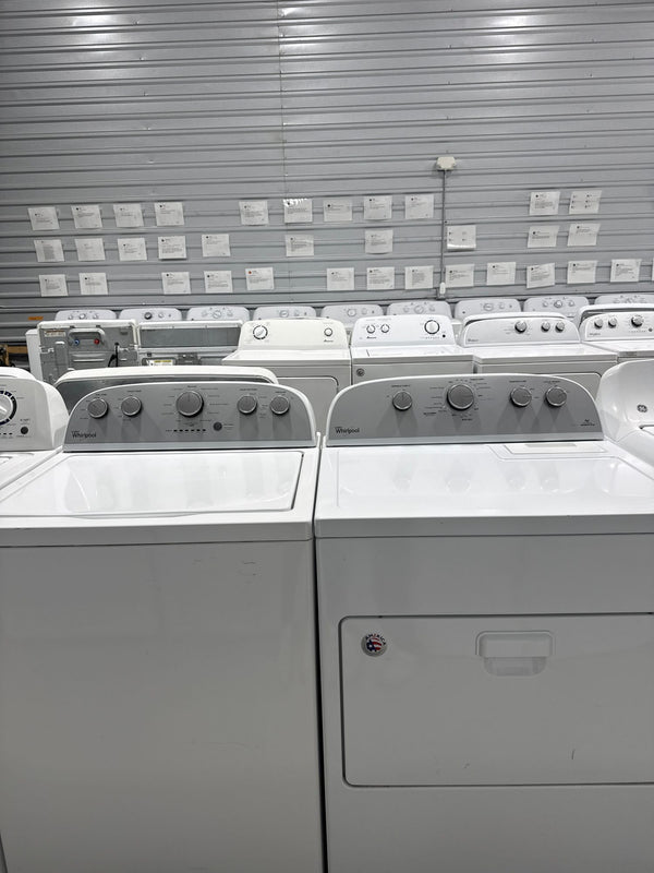 Whirlpool Top Load Washer & Electric Dryer Set - Refurbished | Austin TX