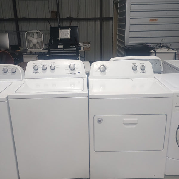 Whirlpool Top Load Washer & Electric Dryer Set - Refurbished | Austin TX