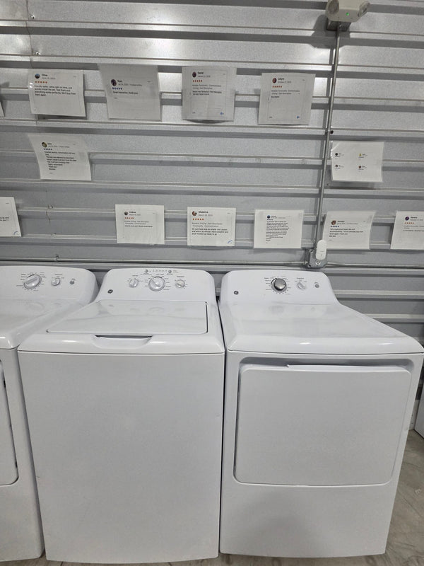 GE Top Load Washer & Electric Dryer Set - Refurbished | Austin TX