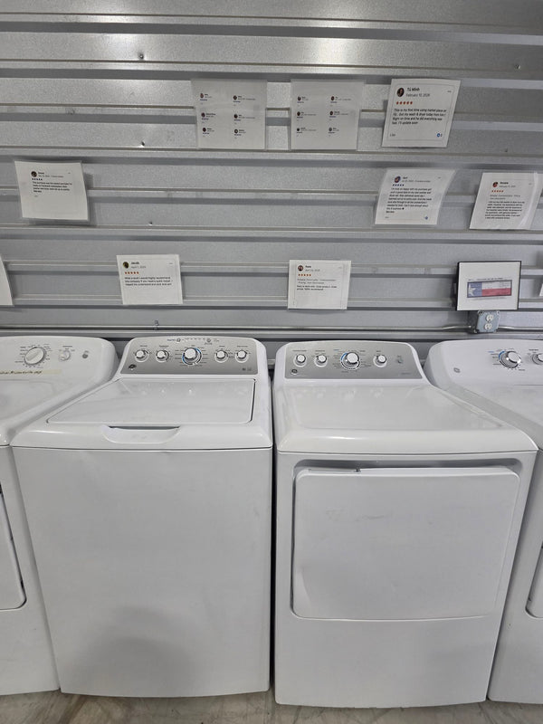 GE Top Load Washer & Electric Dryer Set - Refurbished | Austin TX