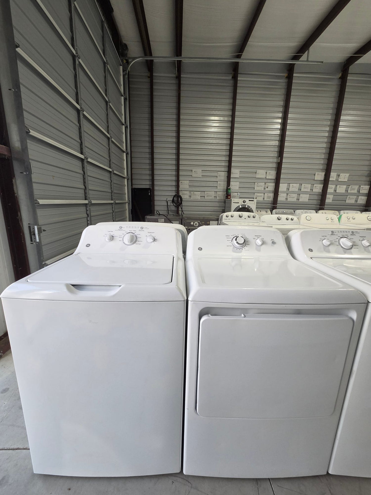 GE Top Load Washer & Electric Dryer Set - Refurbished | Austin TX