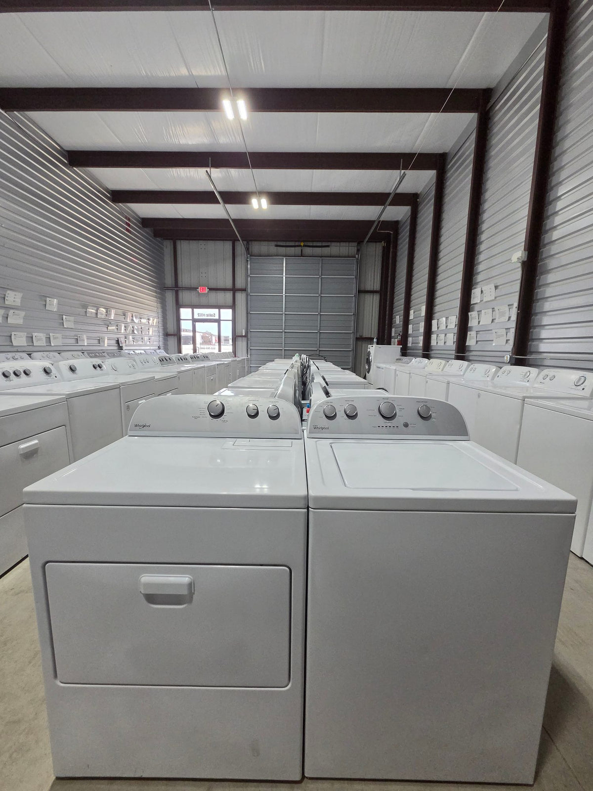 Whirlpool Top Load Washer & Electric Dryer Set - Refurbished | Austin TX