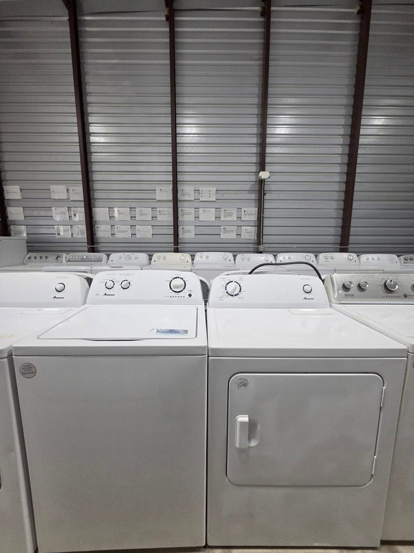 Amana Top Load Washer & Electric Dryer Set - Refurbished | Austin TX