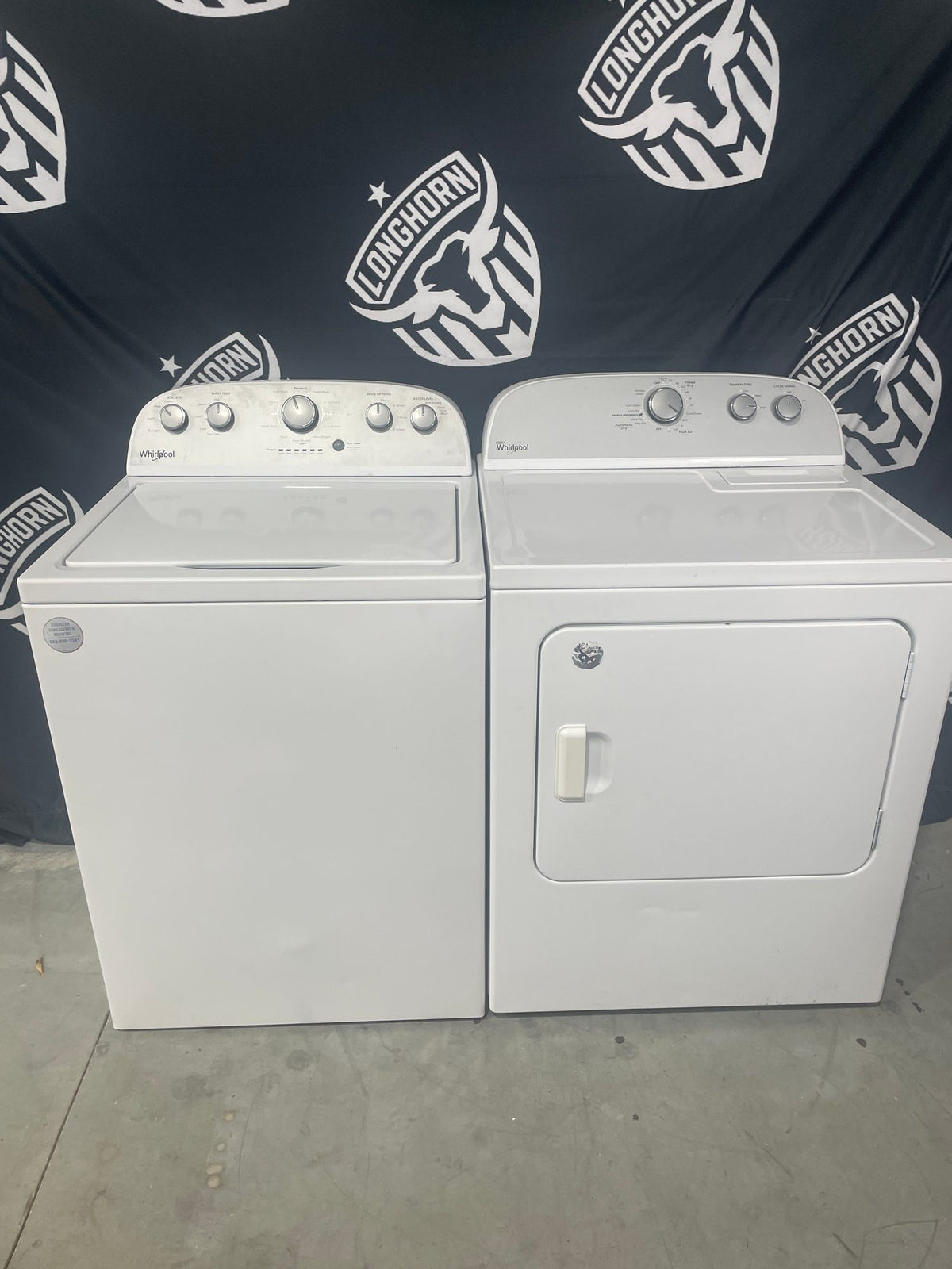 Whirlpool Top Load Washer & Electric Dryer Set - Refurbished | Austin TX