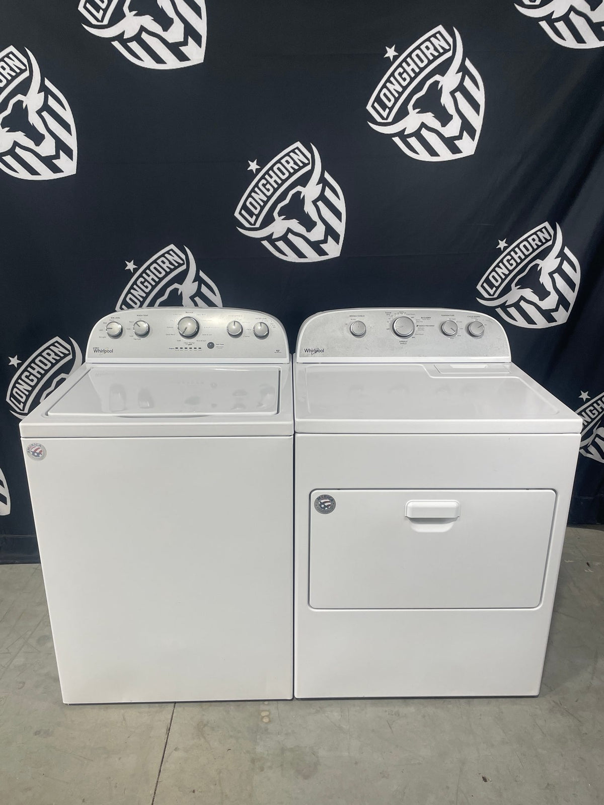 Whirlpool Top Load Washer & Electric Dryer Set - Refurbished | Austin TX