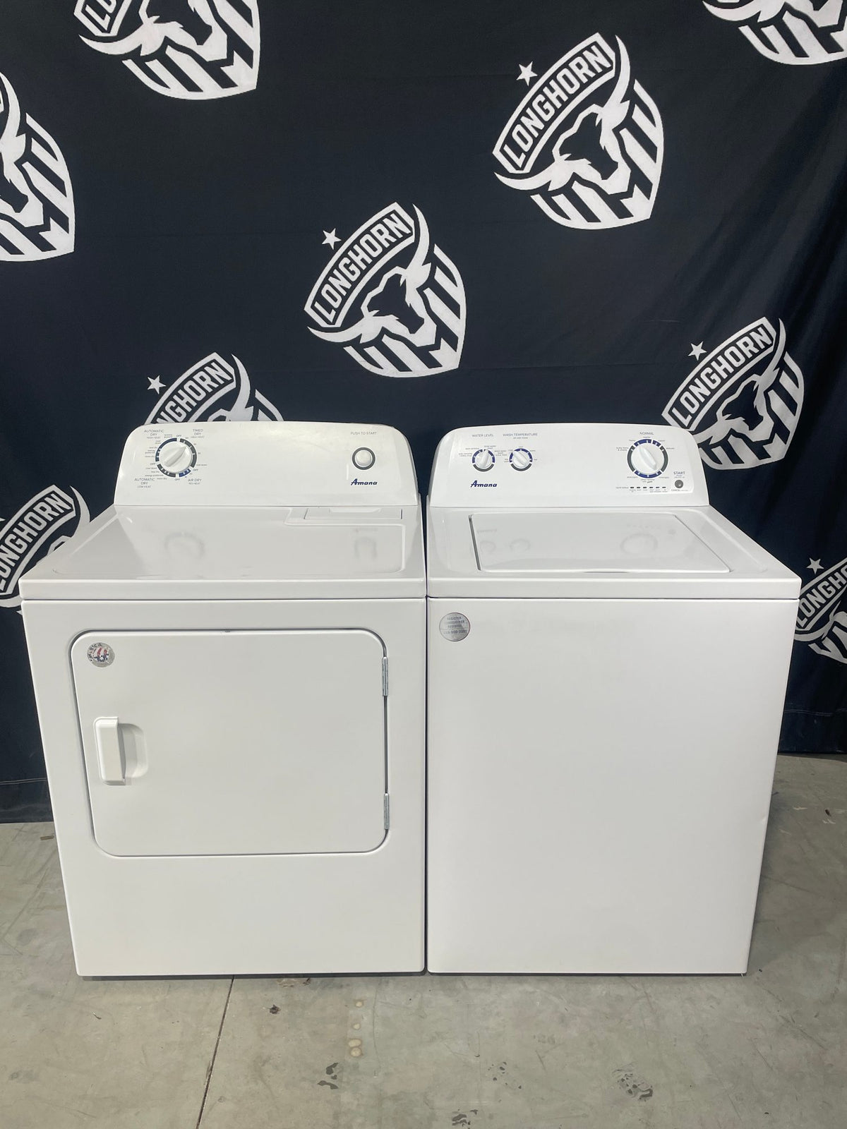 Amana Top Load Washer & Electric Dryer Set - Refurbished | Austin TX