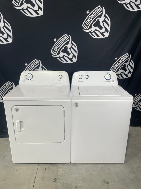 Amana Top Load Washer & Electric Dryer Set - Refurbished | Austin TX
