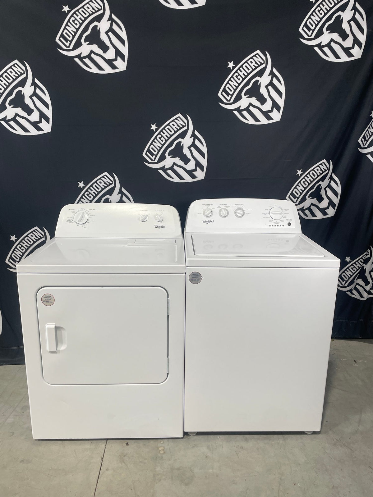 Whirlpool Top Load Washer & Electric Dryer Set - Refurbished | Austin TX