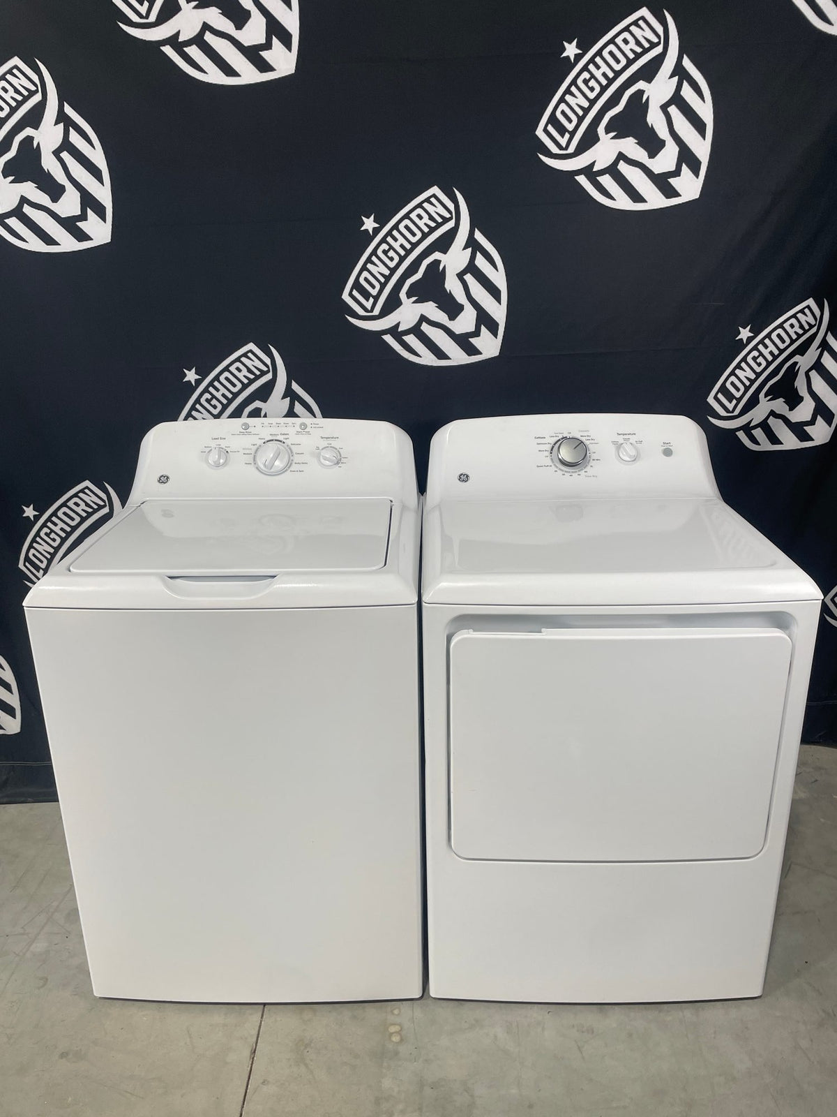 GE Top Load Washer & Electric Dryer Set - Refurbished | Austin TX