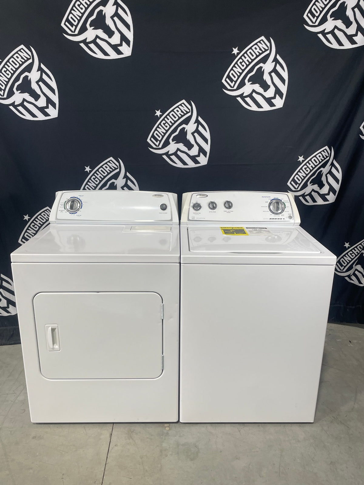 Whirlpool Top Load Washer & Electric Dryer Set - Refurbished | Austin TX