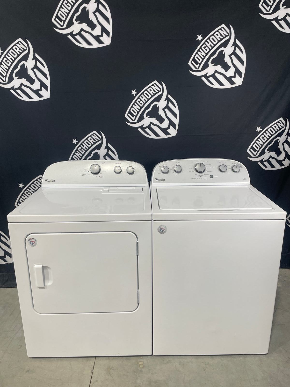 Whirlpool Top Load Washer & Electric Dryer Set - Refurbished | Austin TX