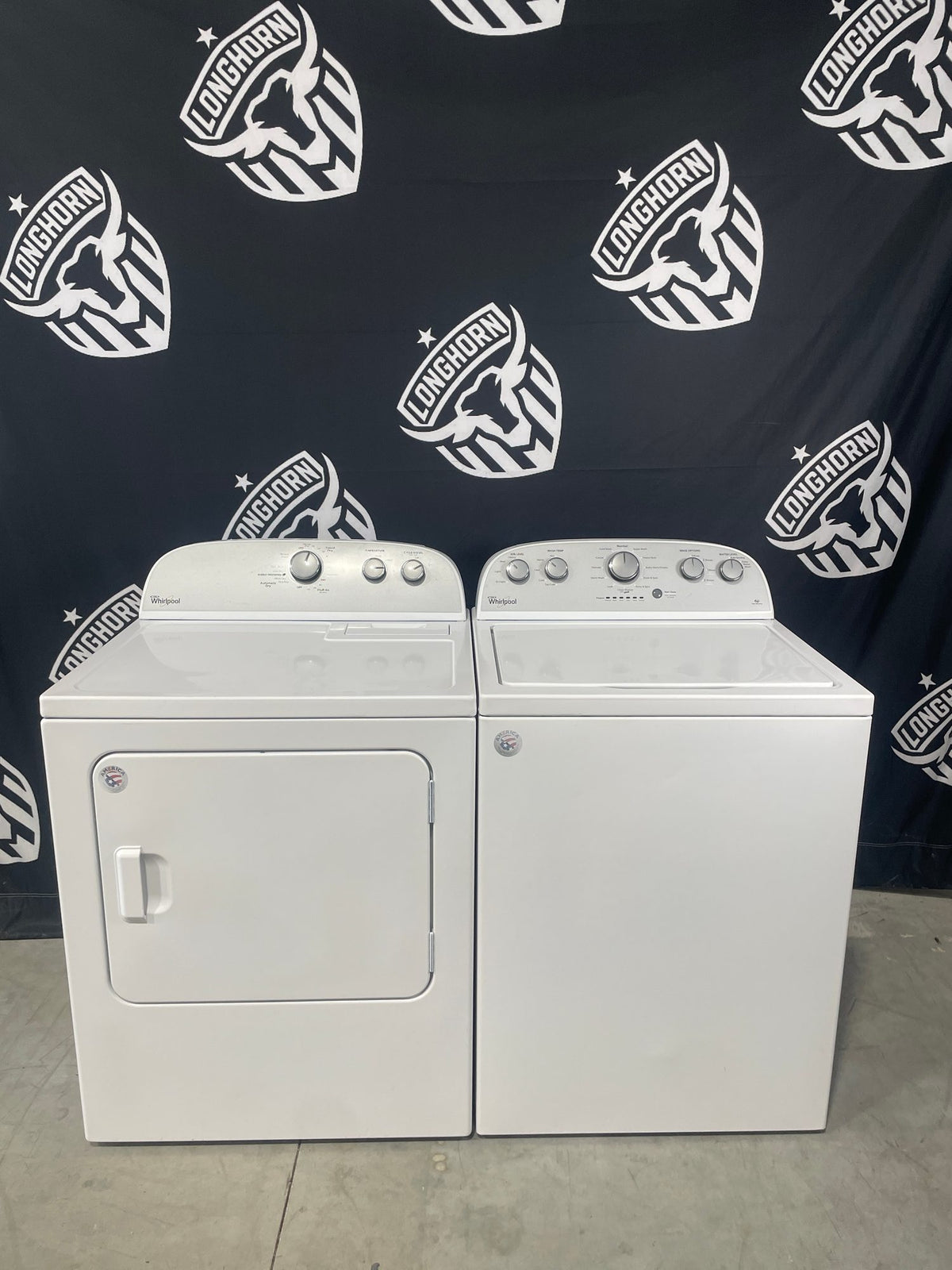 Whirlpool Top Load Washer & Electric Dryer Set - Refurbished | Austin TX