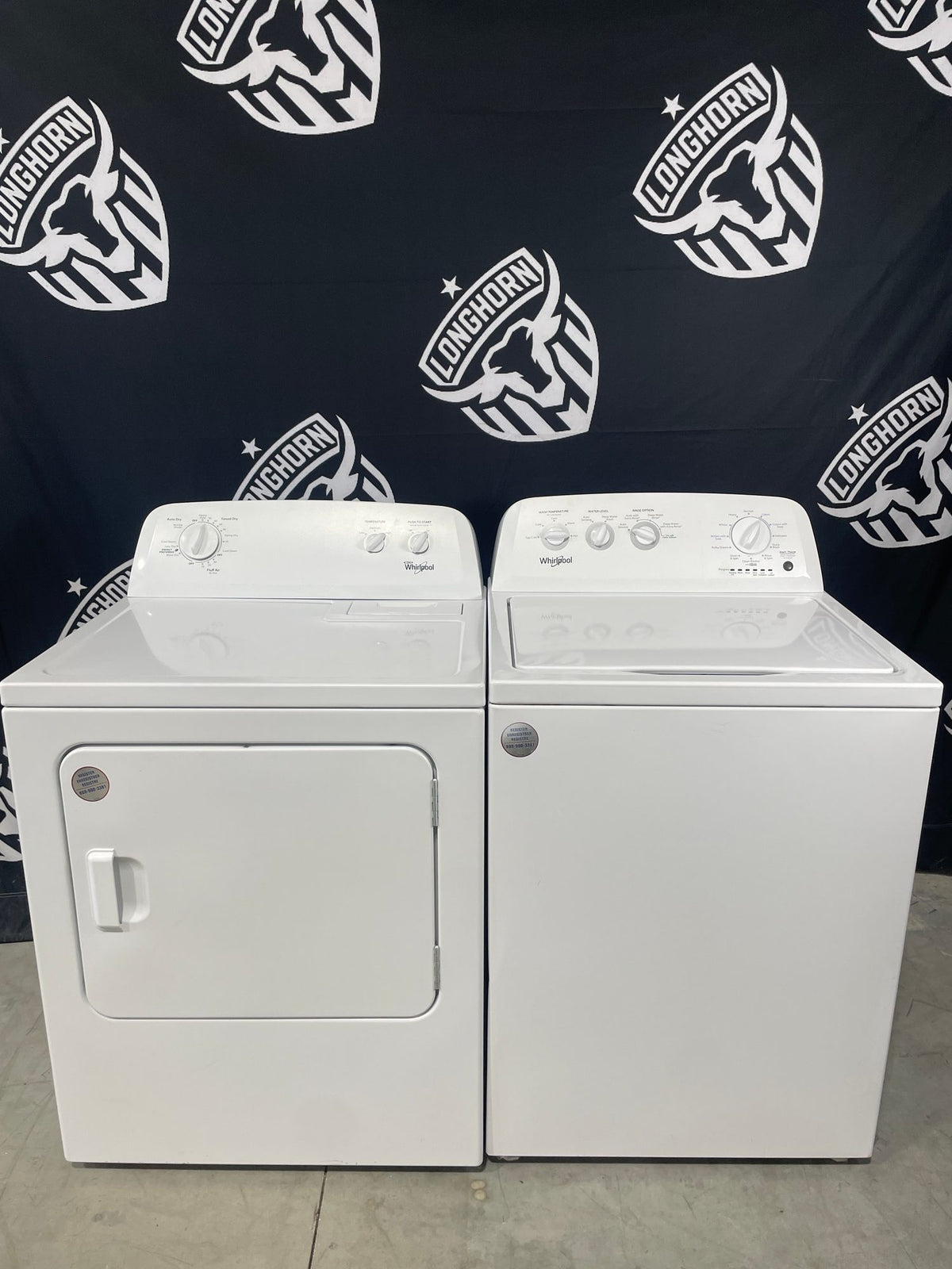 Whirlpool Top Load Washer & Electric Dryer Set - Refurbished | Austin TX