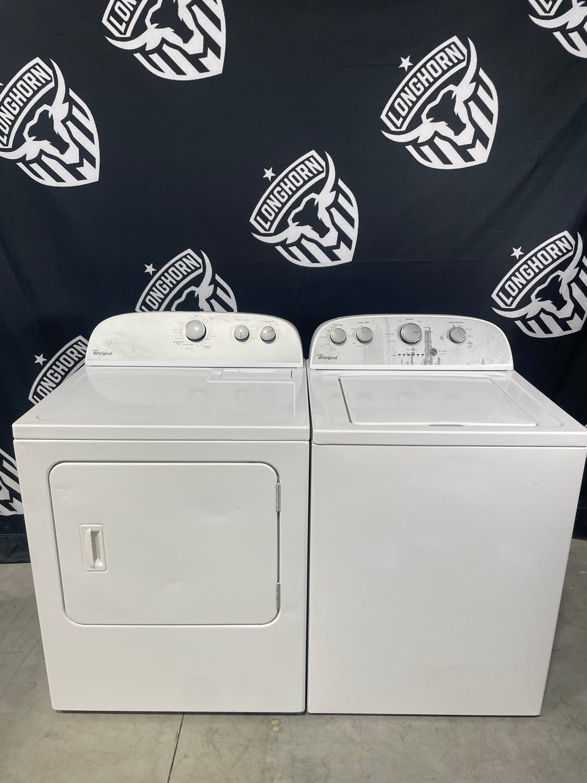 Whirlpool Top Load Washer & Electric Dryer Set - Refurbished | Austin TX