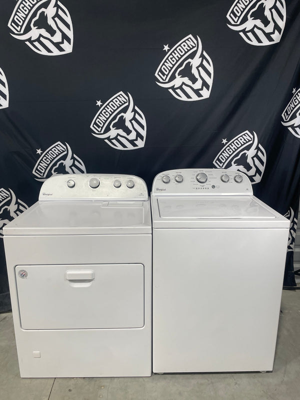 Whirlpool Top Load Washer & Electric Dryer Set - Refurbished | Austin TX