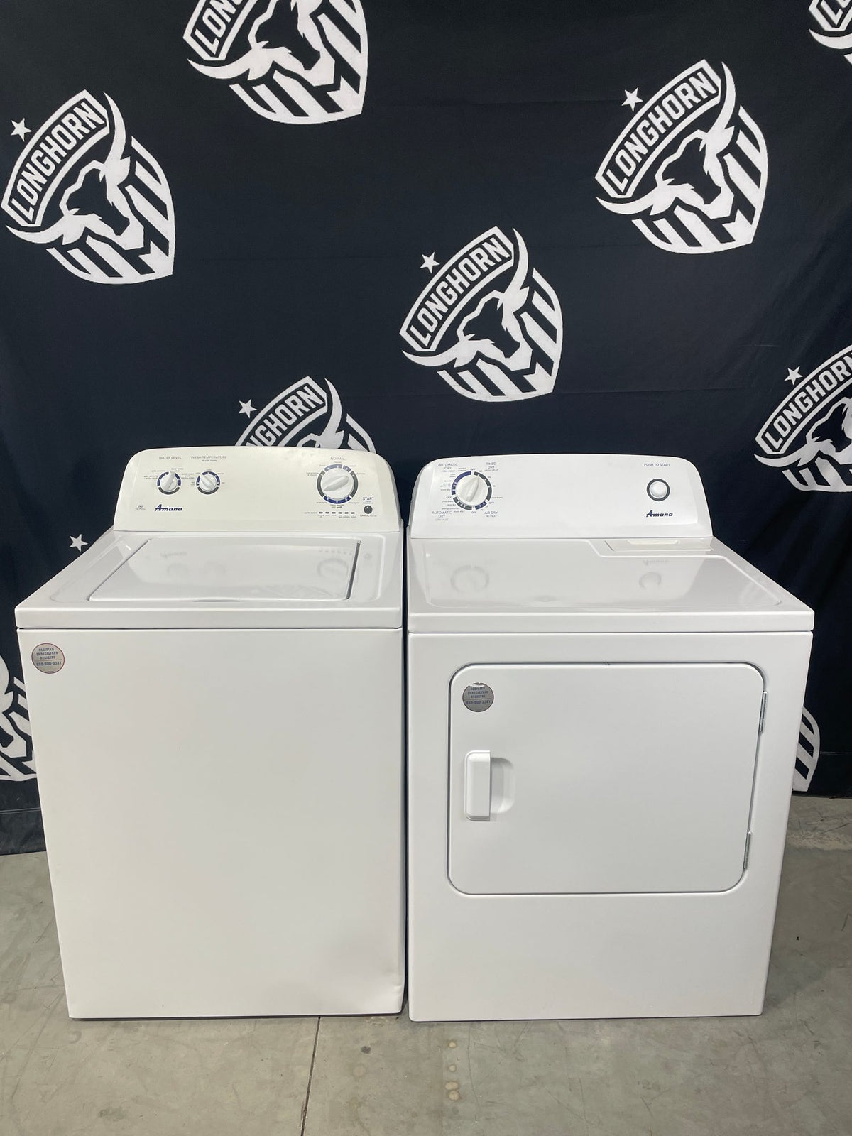 Amana Top Load Washer & Electric Dryer Set - Refurbished | Austin TX