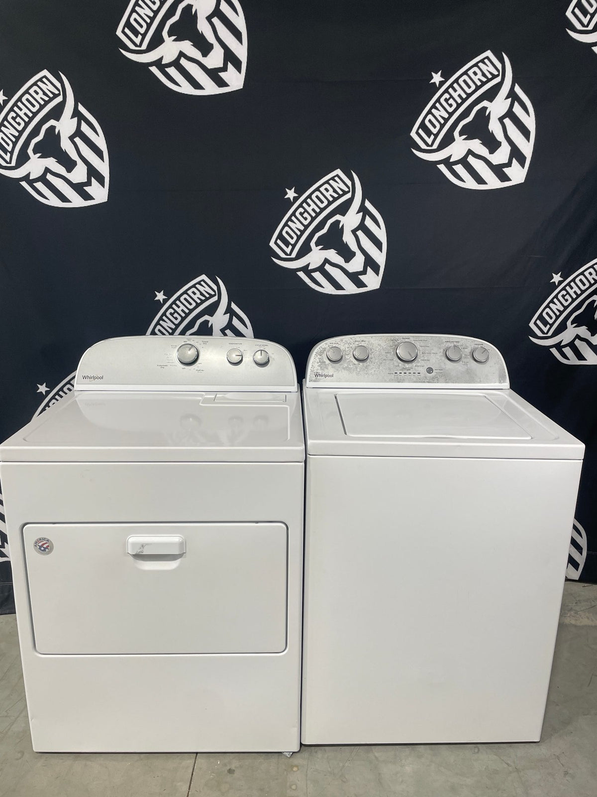 Whirlpool Top Load Washer & Electric Dryer Set - Refurbished | Austin TX