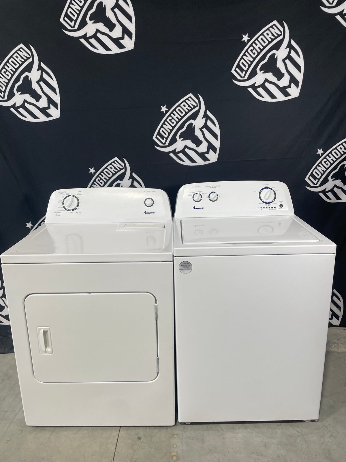 Amana Top Load Washer & Electric Dryer Set - Refurbished | Austin TX