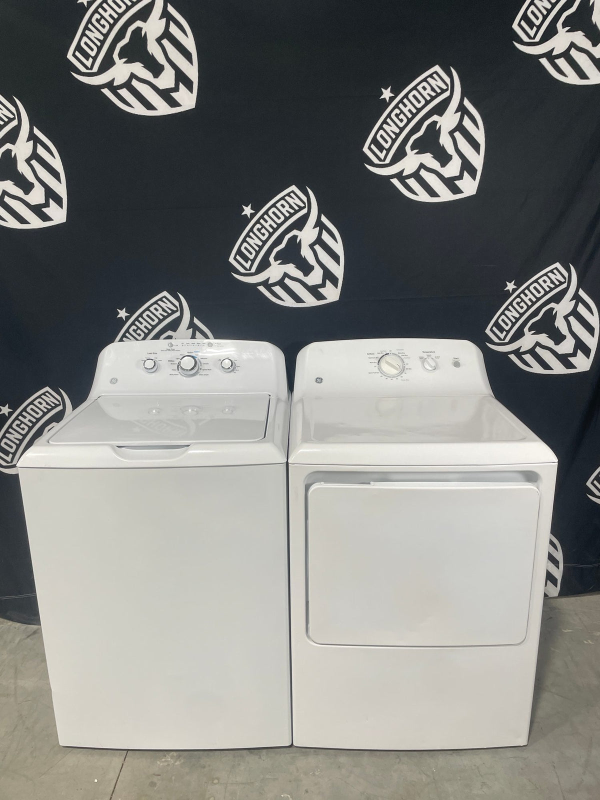 GE Top Load Washer & Electric Dryer Set - Refurbished | Austin TX