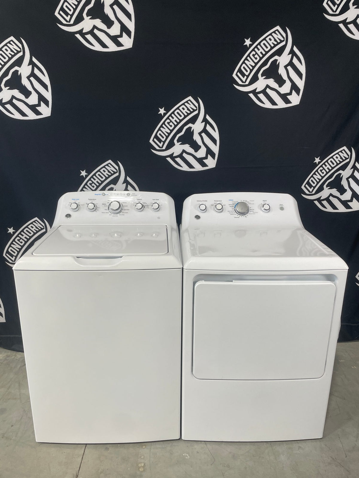 GE Top Load Washer & Electric Dryer Set - Refurbished | Austin TX
