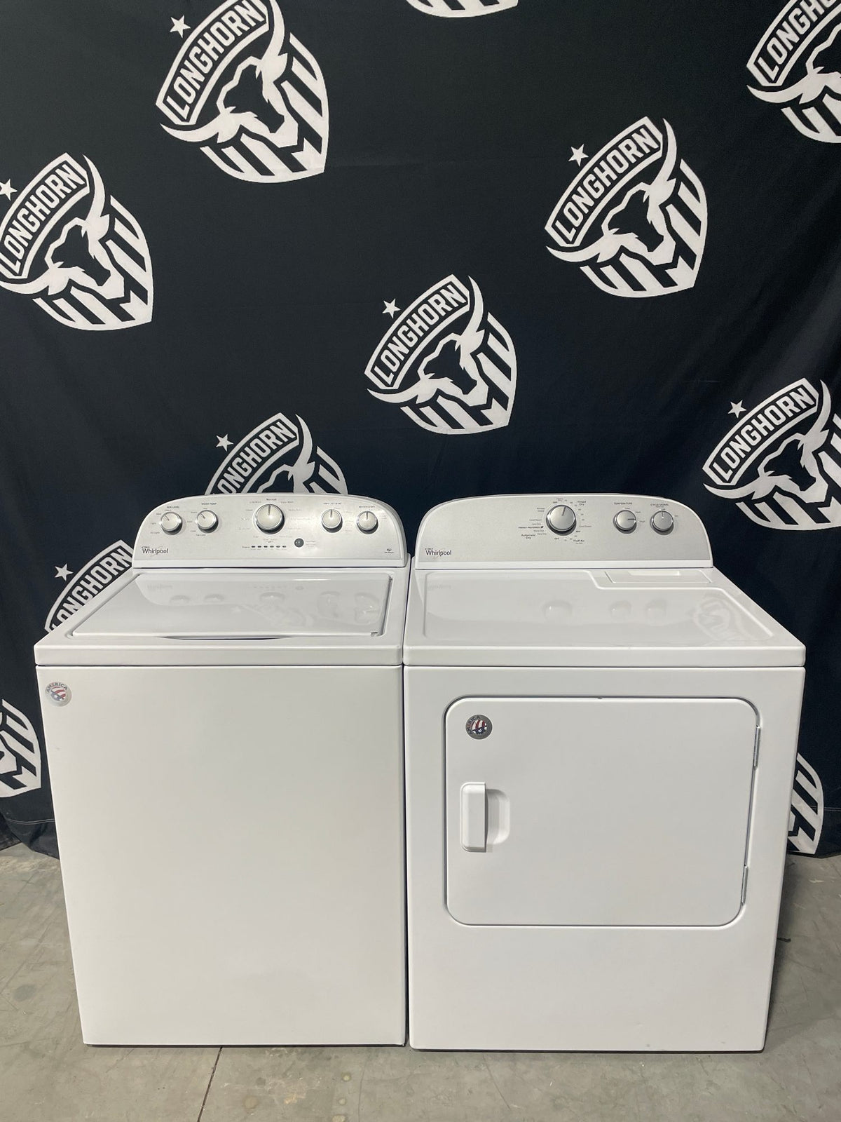 Whirlpool Top Load Washer & Electric Dryer Set - Refurbished | Austin TX