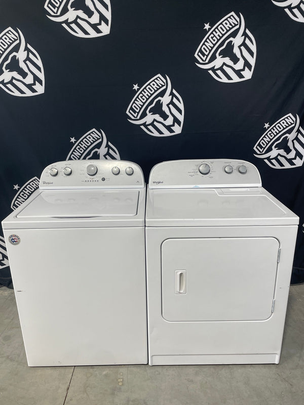 Whirlpool Top Load Washer & Electric Dryer Set - Refurbished | Austin TX