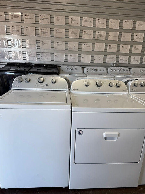 Whirlpool Top Load Washer & Electric Dryer Set - Refurbished | Austin TX