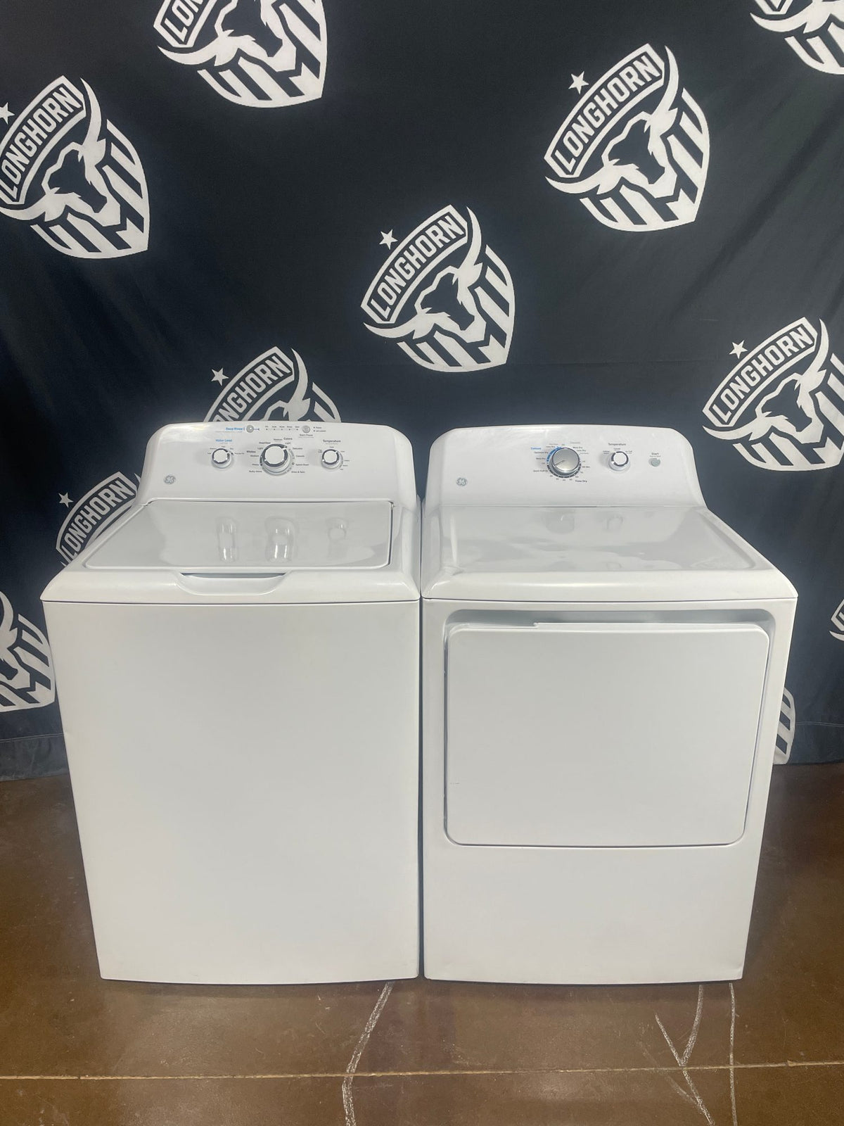 GE Top Load Washer & Electric Dryer Set - Refurbished | Austin TX