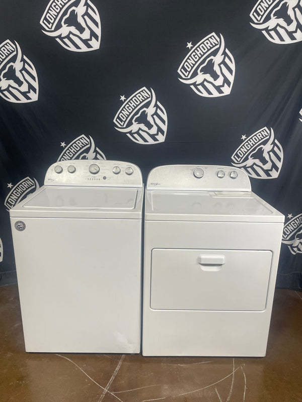 Whirlpool Top Load Washer & Electric Dryer Set - Refurbished | Austin TX