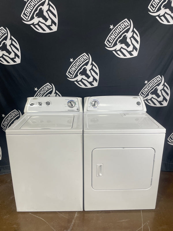 Whirlpool Top Load Washer & Electric Dryer Set - Refurbished | Austin TX