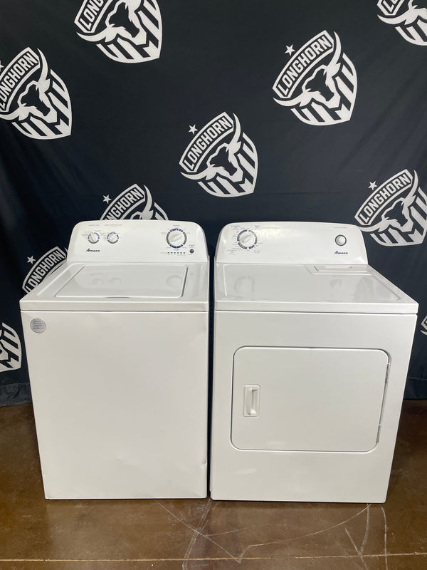 Amana Top Load Washer & Electric Dryer Set - Refurbished | Austin TX