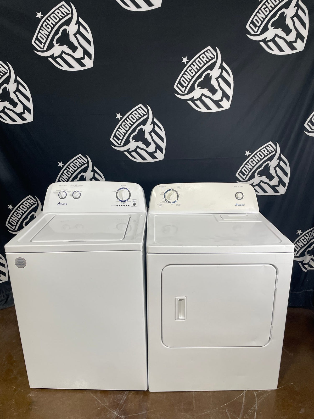 Amana Top Load Washer & Electric Dryer Set - Refurbished | Austin TX