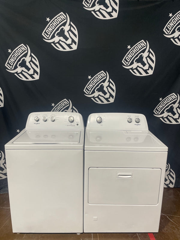 Whirlpool Top Load Washer & Electric Dryer Set - Refurbished | Austin TX