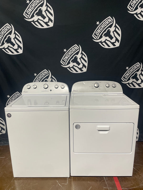 Whirlpool Top Load Washer & Electric Dryer Set - Refurbished | Austin TX