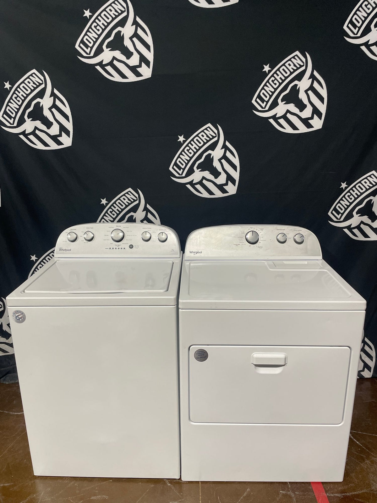 Whirlpool Top Load Washer & Electric Dryer Set - Refurbished | Austin TX