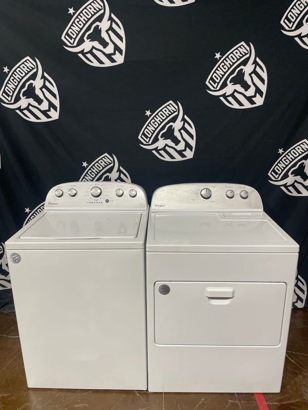 Whirlpool Top Load Washer & Electric Dryer Set - Refurbished | Austin TX