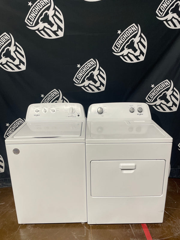 Whirlpool Top Load Washer & Electric Dryer Set - Refurbished | Austin TX