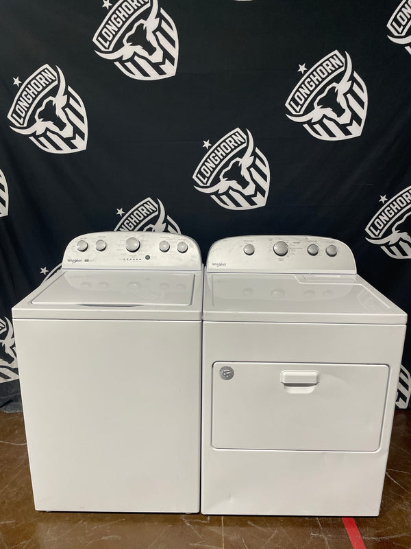 Whirlpool Top Load Washer & Electric Dryer Set - Refurbished | Austin TX