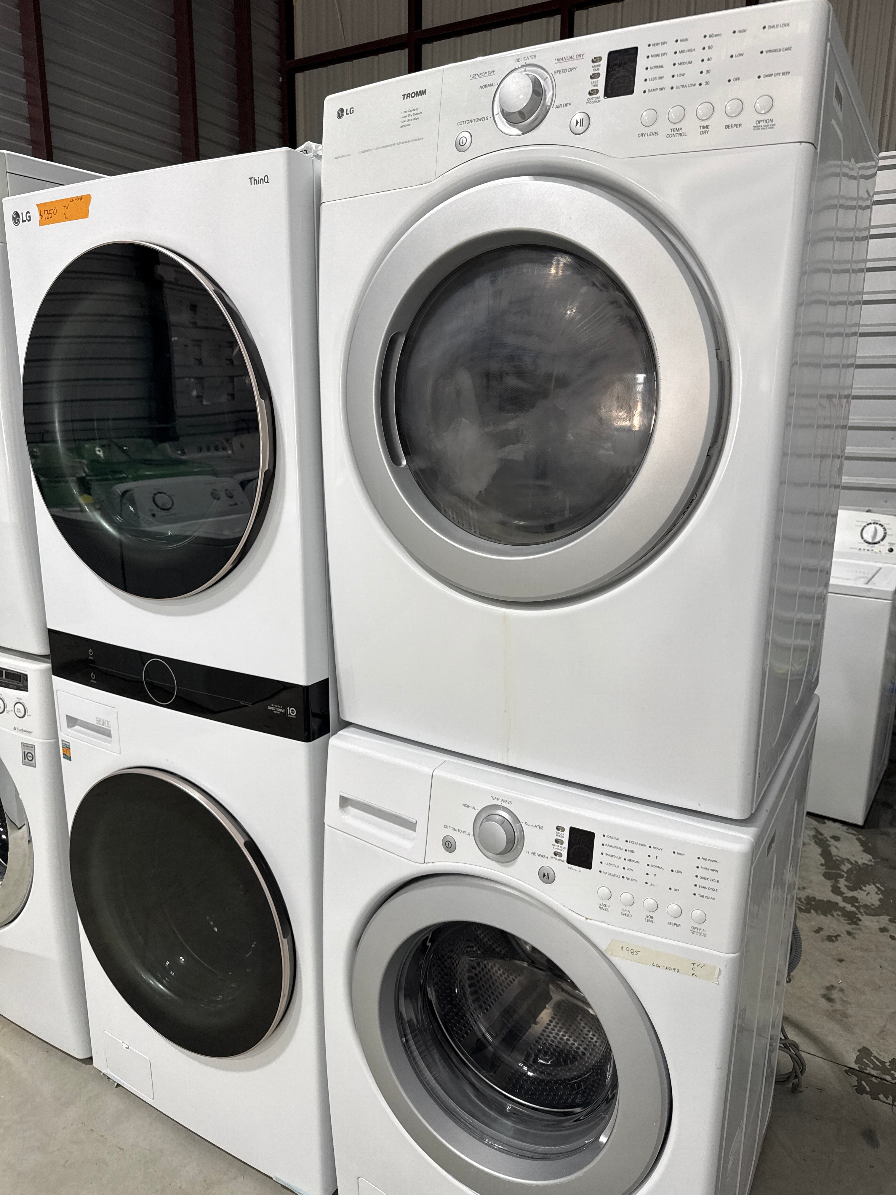 LG Front Load Washer & Electric Dryer Set - Refurbished | Austin TX