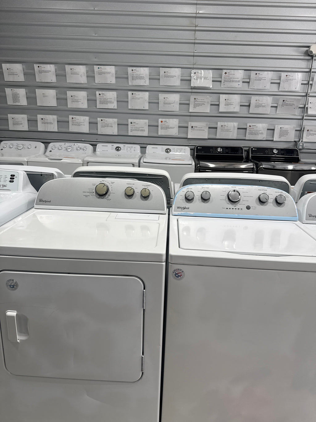 Whirlpool NO Agitator Washer and Electric Dryer