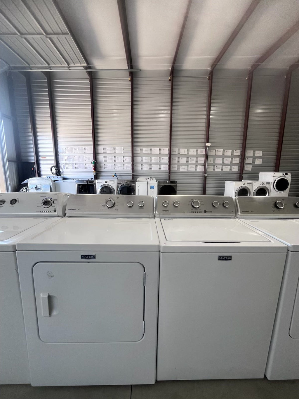 Maytag top load washer and electric dryer set, refurbished, Longhorn Washer and Dryer Austin TX