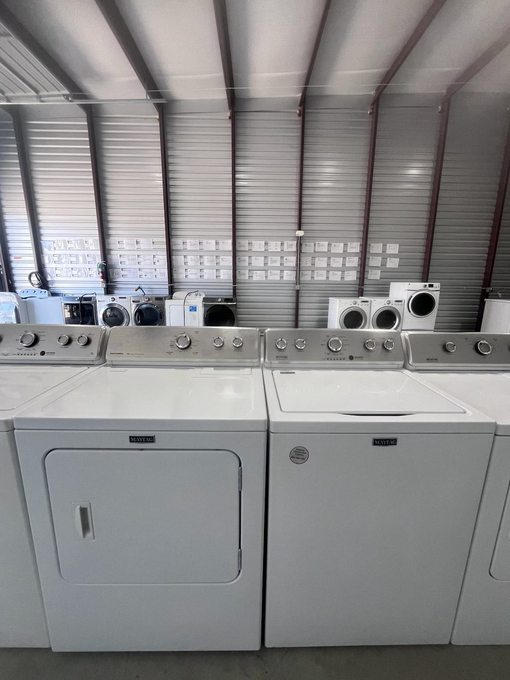 Maytag top load washer and electric dryer set, refurbished, Longhorn Washer and Dryer Austin TX
