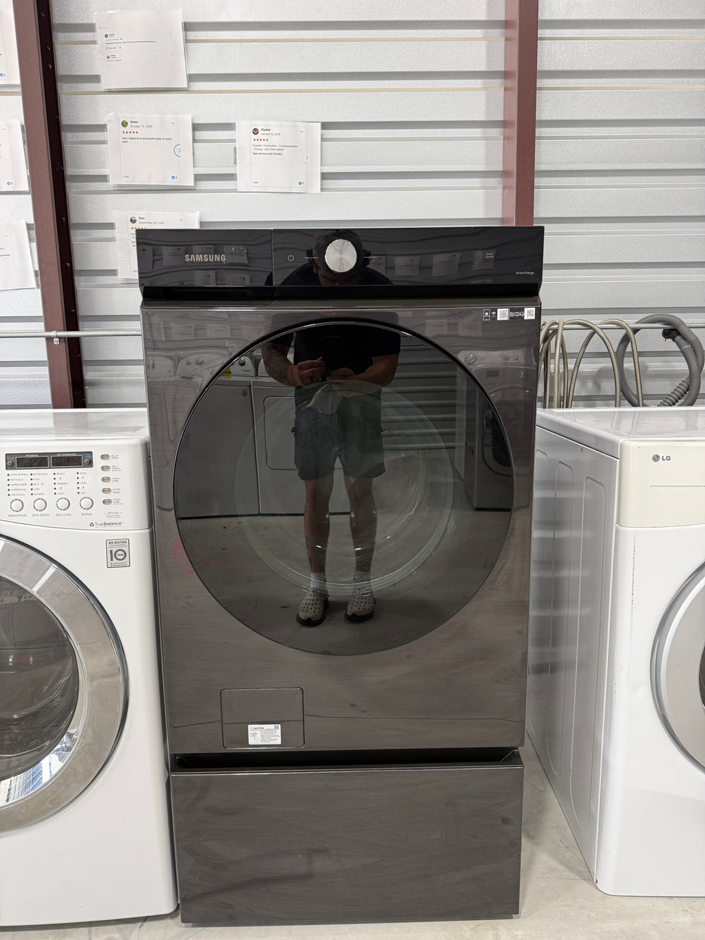 Samsung Smart Front Load Washer with Pedestal - Refurbished | Austin TX