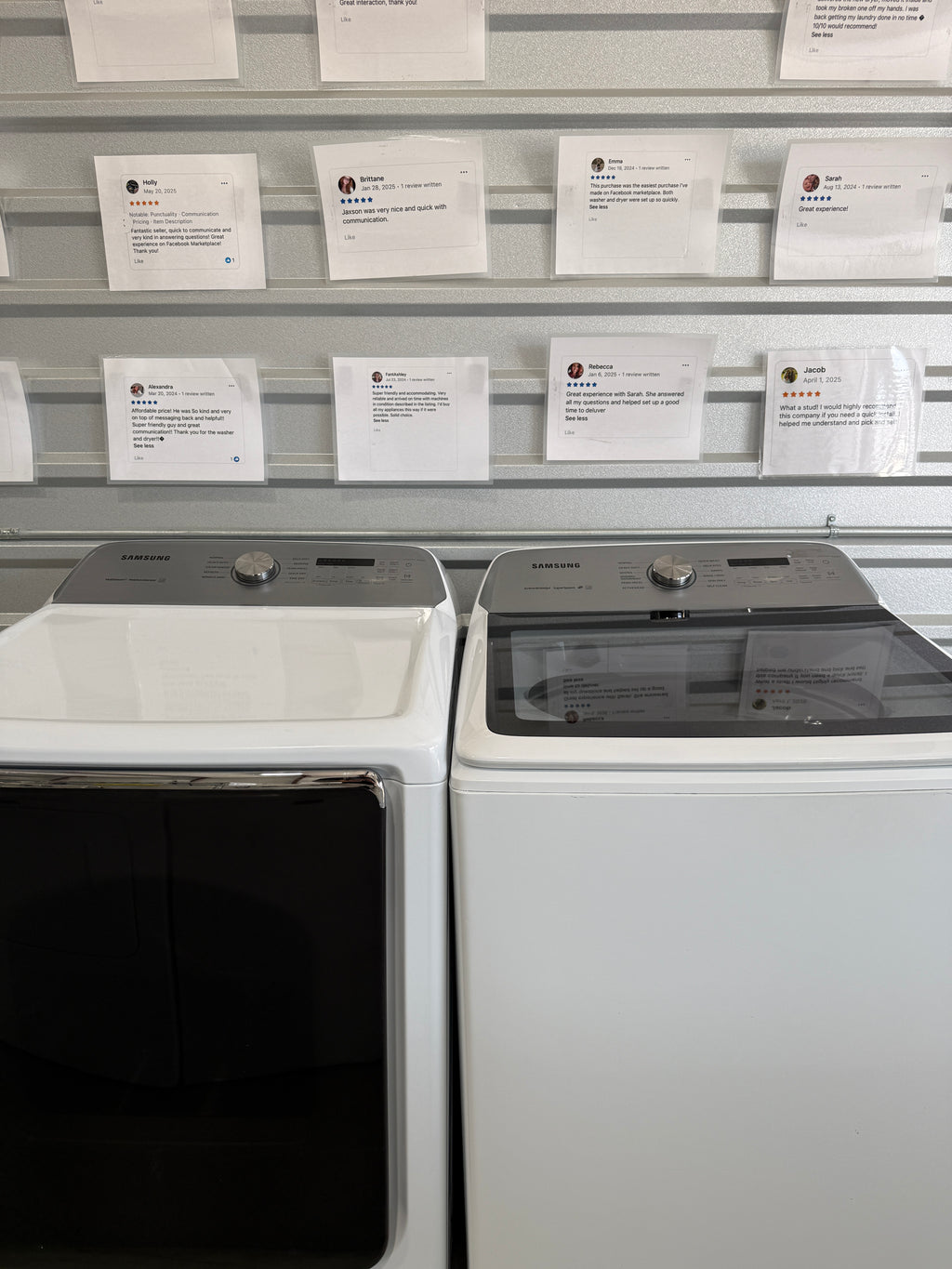 Samsung Top Load Washer & Gas Dryer Set - Refurbished | Austin TX