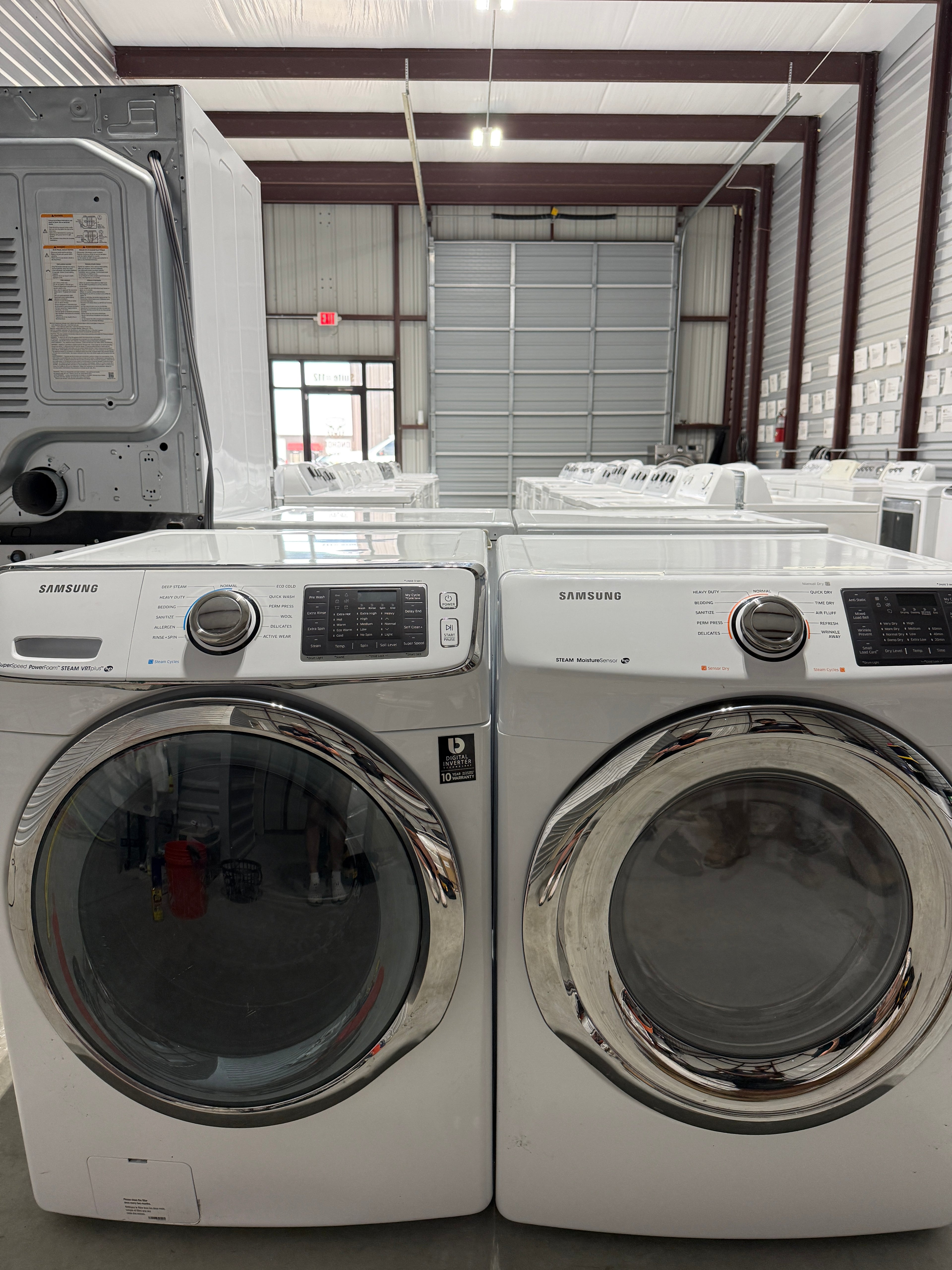 Samsung Front Load Washer & Electric Dryer Set - Refurbished | Austin TX