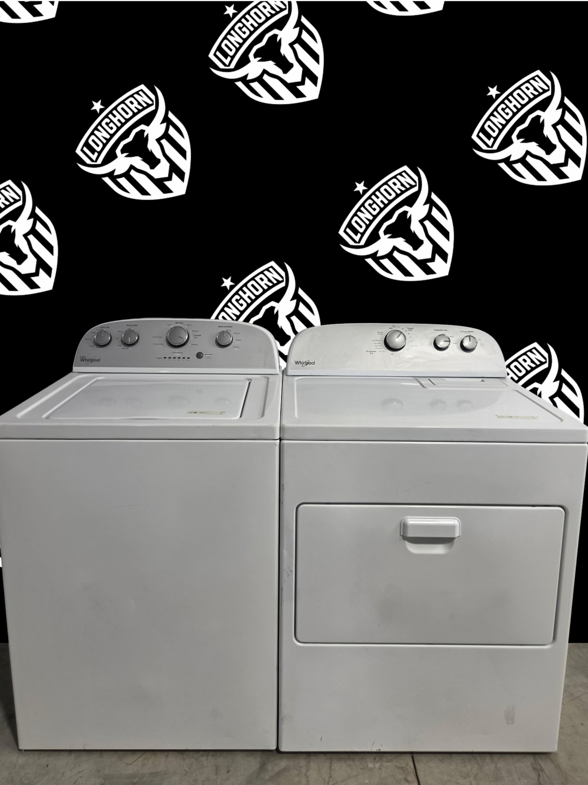 Whirlpool Top Load Washer & Electric Dryer Set - Refurbished | Austin TX