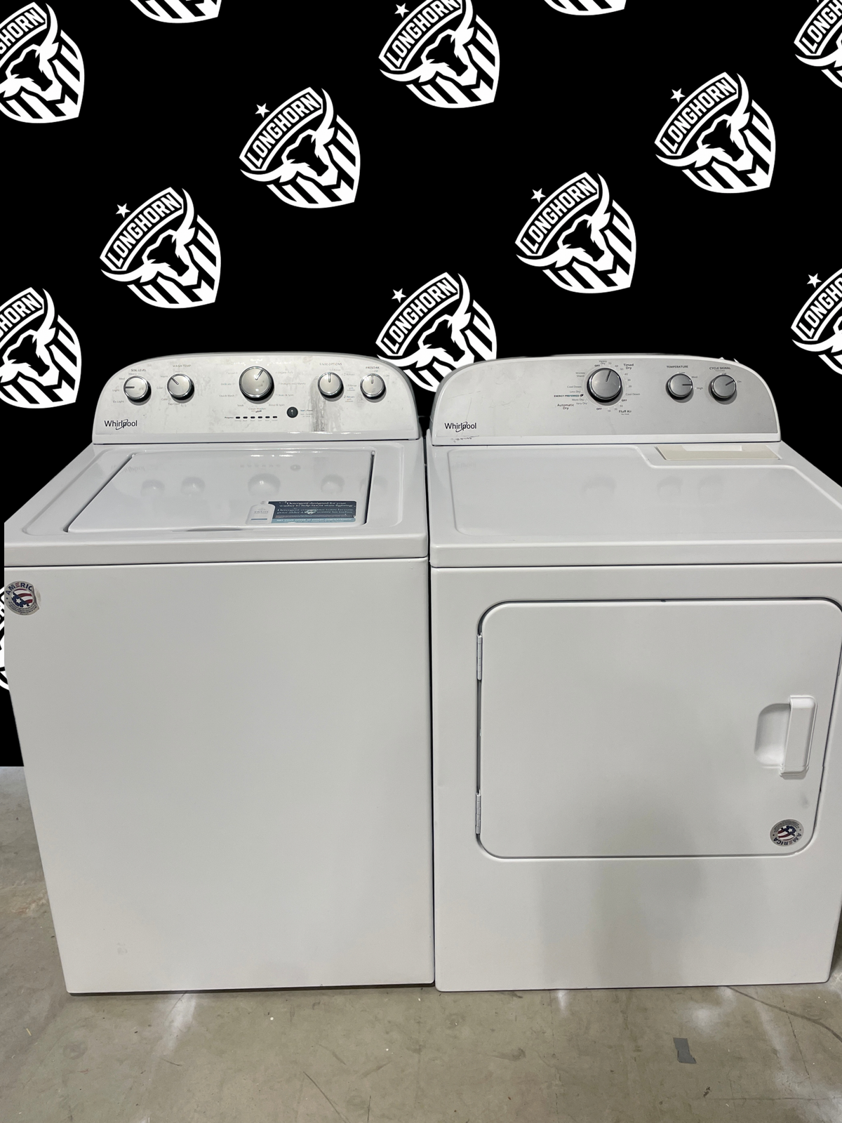 Whirlpool Top Load Washer & Electric Dryer Set - Refurbished | Austin TX